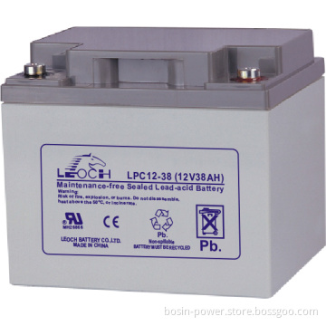 12V/38ah Maintenance-Free Sealed Lead-Acid Battery
